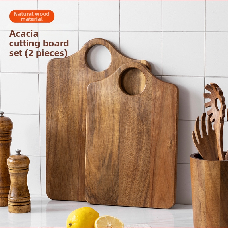 Drevená krájacia doska – Prenosná, Obojstranná, Protisklzová, Na domáce použitie