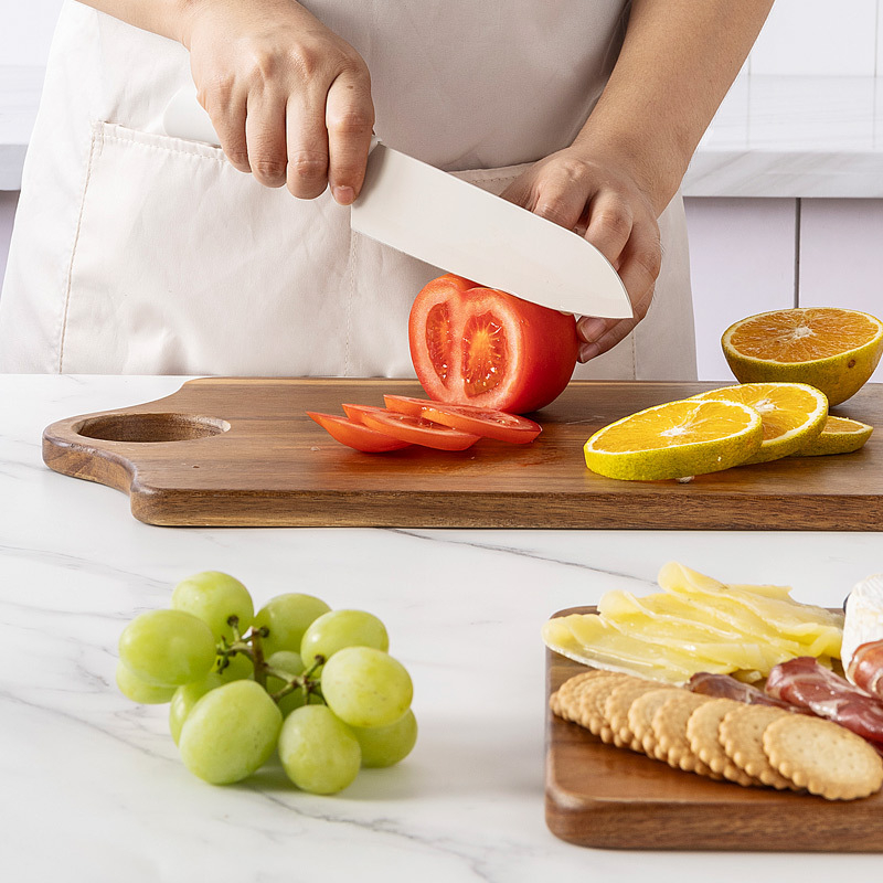 Drevená krájacia doska – Prenosná, Obojstranná, Protisklzová, Na domáce použitie