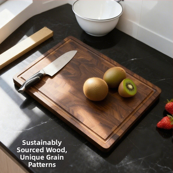 Krájacia doska, Juhoamerický čierny vlašský orech, štvorcová, protišmyková, antický/retro štýl, pôvod Yangjiang