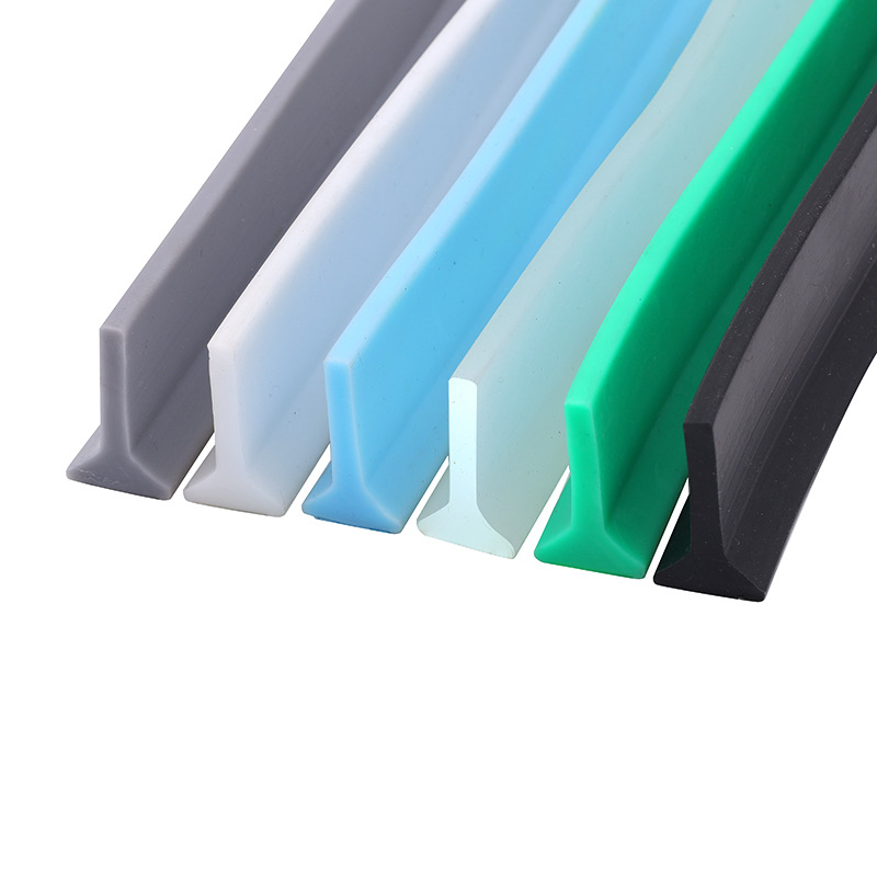 Pružná kúpeľňová vodná bariéra, samolepiaca páska na suché/mokré delenie, značka Puming