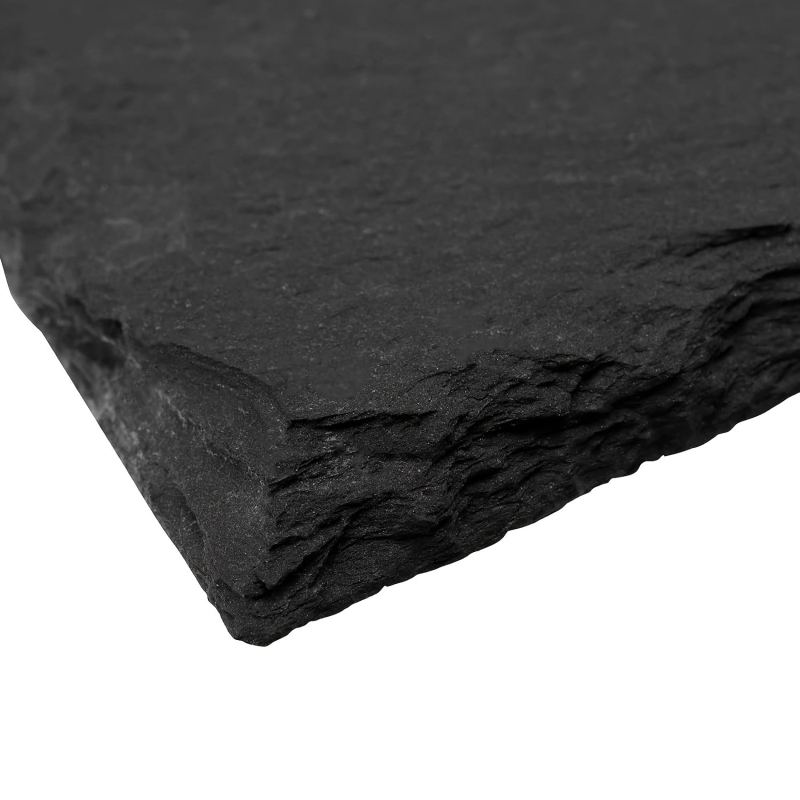 Сланцова дъска за сирене — естествен повърхност, едноцветен дизайн, модерен минимализъм, готова за подарък, подходяща за сватби и домашни тържества