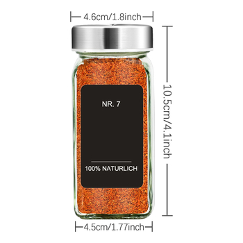 Trojposchodový stojan na korenie s sklenenými fľaštičkami a praktickými doplnkami, bez vrtania, moderný štýl, stojan na korenie, uvedený na trh v zime 2014
