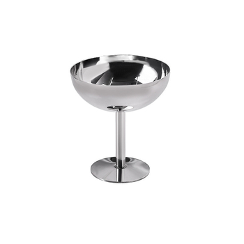 Dezertný pohár z nehrdzavejúcej ocele, vnútorný 304 / vonkajší 201, ekologický, vhodný na dezerty, zmrzlinu a puding, rekvizita na fotenie pre food blogerov