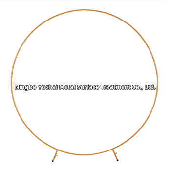 Železný kruhový oblúkový stojan na svadobné pozadie, svadobná dekorácia oblúka