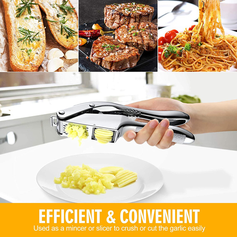 Čistič cesnaku - hliníková zliatina, viacfunkčný kuchynský nástroj, Linhua, moderný jednoduchý štýl