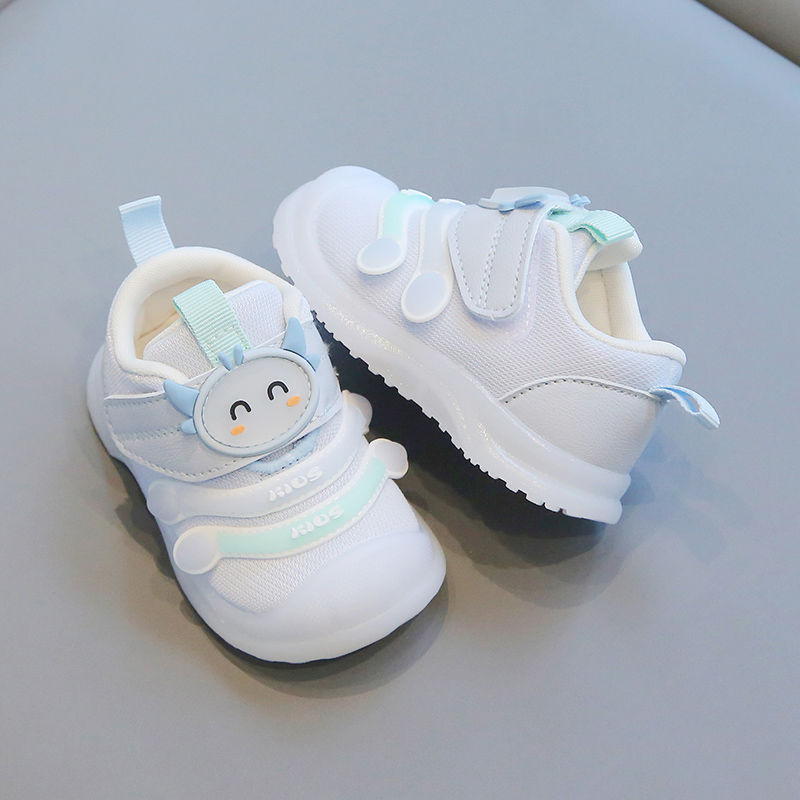Detské tenisky s mäkkou podrážkou, horný materiál sieťovina, protišmykové, priedušné, s karikatúrnym vzorom, pre vek 12-48 mesiacov