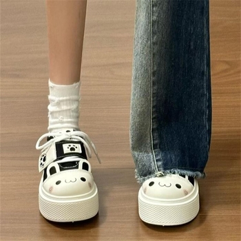 Ανδρικά καμβά παπούτσια, καμβά επάνω, σόλα από καουτσούκ, κορδόνια, ζωικό μοτίο