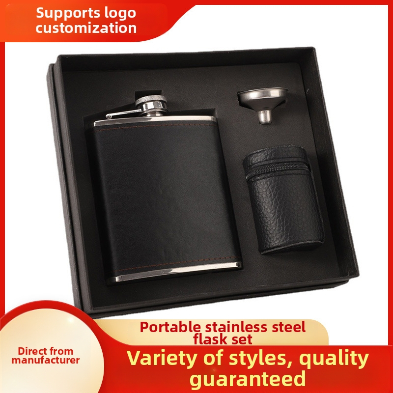 Nerezová fľaša do vrecka, moderný minimalistický štýl, s potlačeným logom, značka Tanino