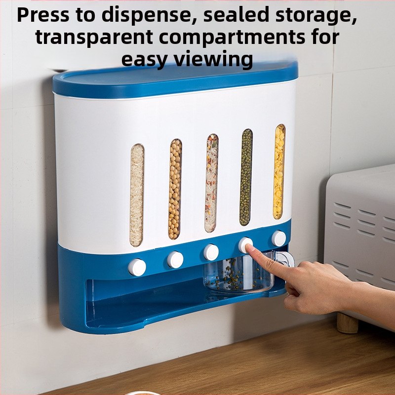 Yuyang ryžių laikymo dėžė, atspari drėgmei ir kenkėjams, PP plastikas, logotipo spauda galima