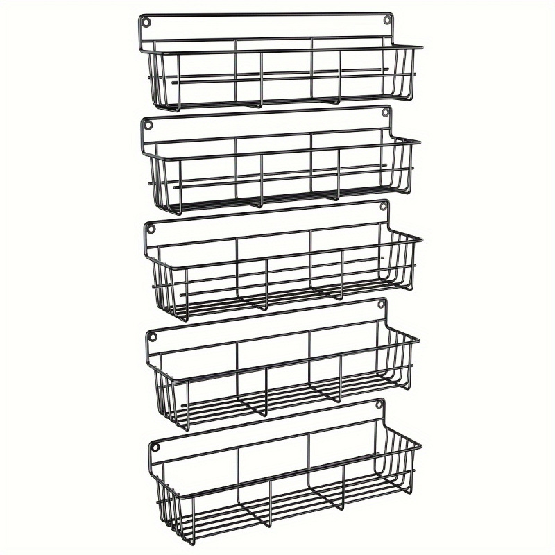 Nástenný viacúčelový stojan na koreniny, z PP, antikorózny