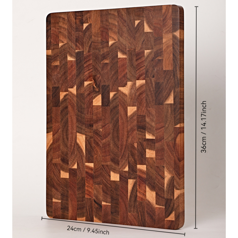 Drevená doska na krájanie, moderný minimalistický dizajn, protišmyková vrstva