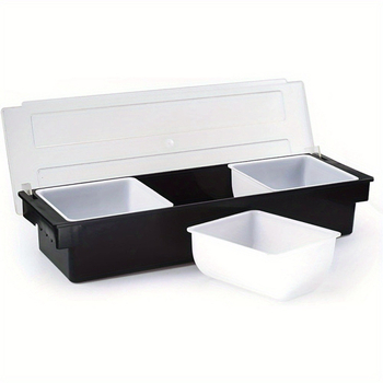 Dávkovač korenín so 3 priehradkami, z plastu – exkluzív cezhraničný zdroj