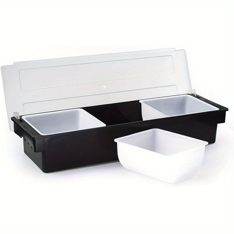 Dávkovač korenín so 3 priehradkami, z plastu – exkluzív cezhraničný zdroj