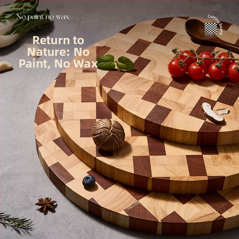 Kmd/kemanduo doska na krájanie – antibakteriálna, drevená kuchynská doska, obojstranná, pre domáce použitie