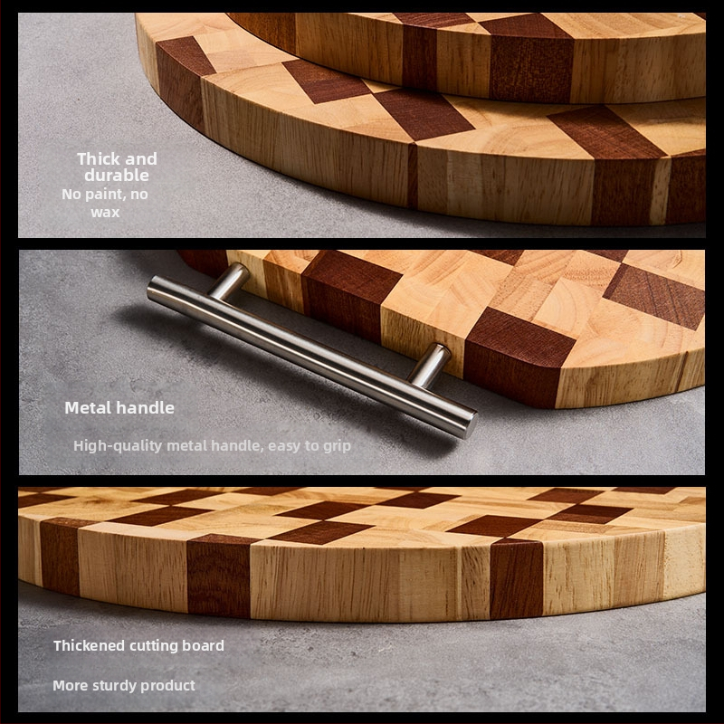 Kmd/kemanduo doska na krájanie – antibakteriálna, drevená kuchynská doska, obojstranná, pre domáce použitie