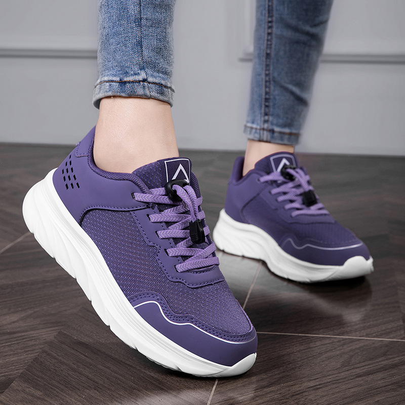 Unisex vasariniai tinkliniai bėgimo bateliai, kvėpuojantys, lengvi, kasdieniams sportui, tinklinė viršutinė dalis, 2025 rudens įrašas