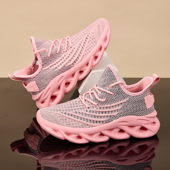 Uniszex sportcipő Flyknit felsőrésszel, MD talppal, légáteresztő, könnyű