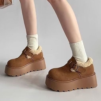 Žieminiai batai su PU viršutine, gumine padu, žemas kulkšnies aukštis, vidinė dirbtinė pūkų įdaila