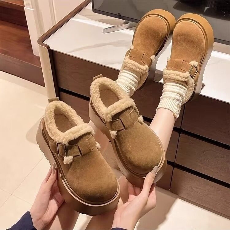 Žieminiai batai su PU viršutine, gumine padu, žemas kulkšnies aukštis, vidinė dirbtinė pūkų įdaila