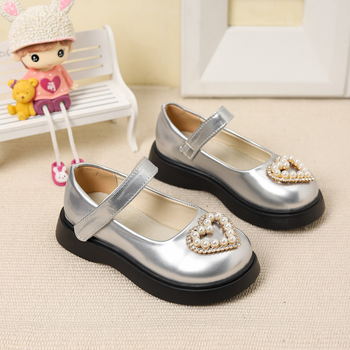 Mergaitėms princesės sandalai, PU viršus, PU įdėklas, gumos padas, Velcro užsegimas, korejiečių versijos stilius, amžiaus grupė 4–12 metų