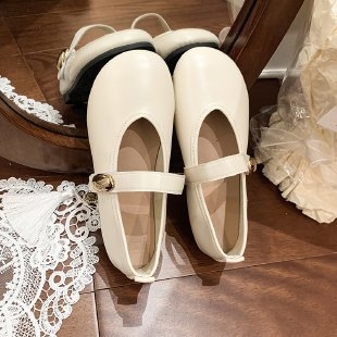 Dámske Mary Jane topánky s plátennou vrchnou časťou, gumová podrážka, zapínanie na Velcro, nízky strih, jar-leto 2025