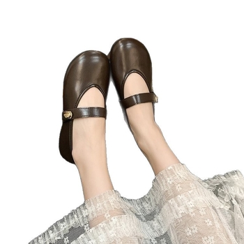 Dámske Mary Jane topánky s plátennou vrchnou časťou, gumová podrážka, zapínanie na Velcro, nízky strih, jar-leto 2025