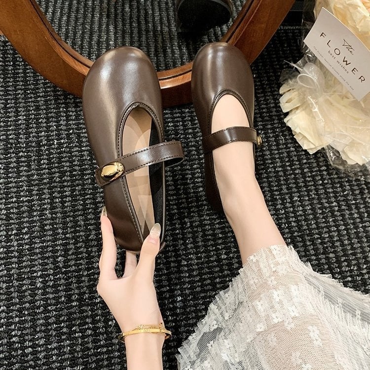 Dámske Mary Jane topánky s plátennou vrchnou časťou, gumová podrážka, zapínanie na Velcro, nízky strih, jar-leto 2025