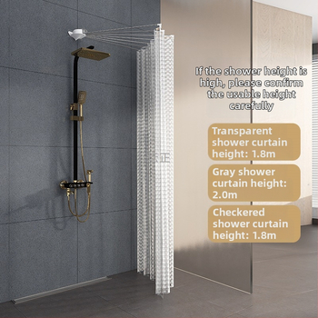 Sada kúpeľňovej závesovej tyče z nehrdzavejúcej ocele - oblúková tyč, polkruhový roh s ohybným dizajnom, bez vŕtania, UL certifikované