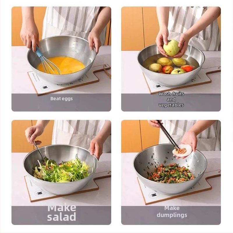 Nerūsējošā tērauda bļodas Korejiešu stilā — Zīmols: Zhen Mingtang; Materiāls: Metāls; Stils: Korejiešu; Tirdzniecības uzsākšanas laiks: 2021. gada pavasaris