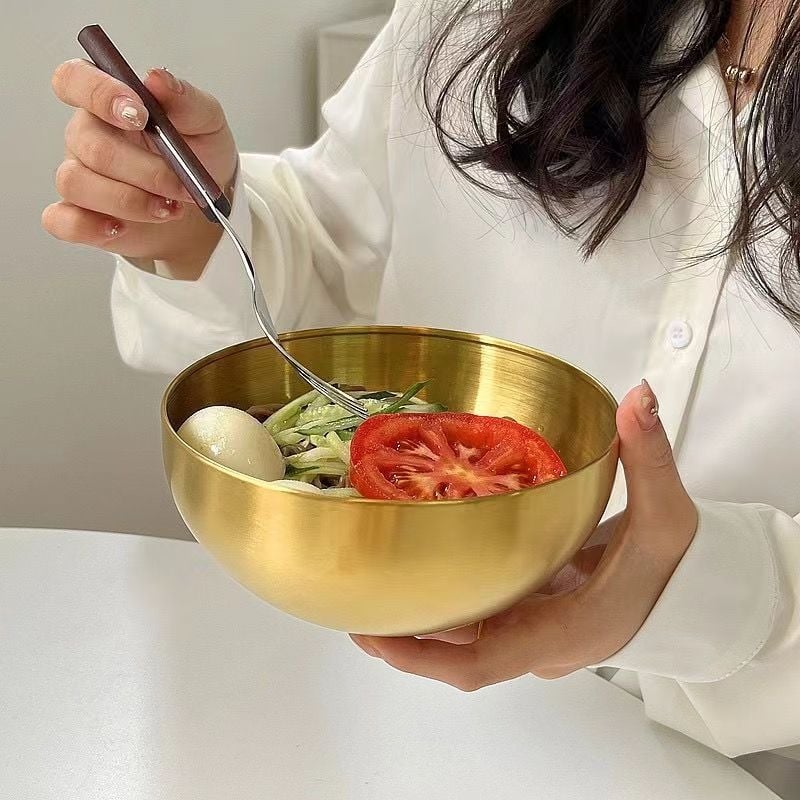 Nerezové misky v kórejskom štýle — Značka: Zhen Mingtang; Materiál: Kov; Štýl: Kórejský; Uvedenie na trh: jar 2021