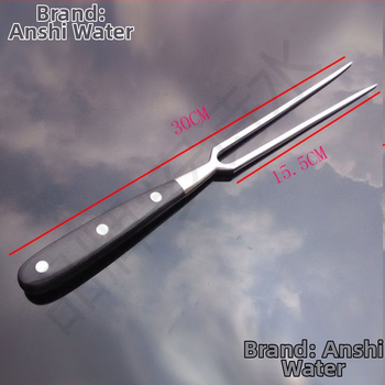 Grilovacia vidlička s drevenou rukoväťou, viacúčelový kuchynský nástroj, kód 3tb5q22i, značka An shishui