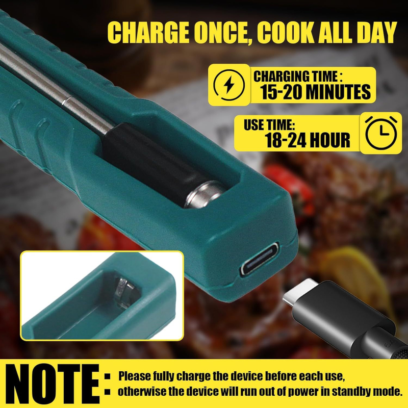 Хигромер A1 със керамичен зонд и 304 неръждаема стомана, силиконова основа, диапазон 0–100°C, възможност за персонализация