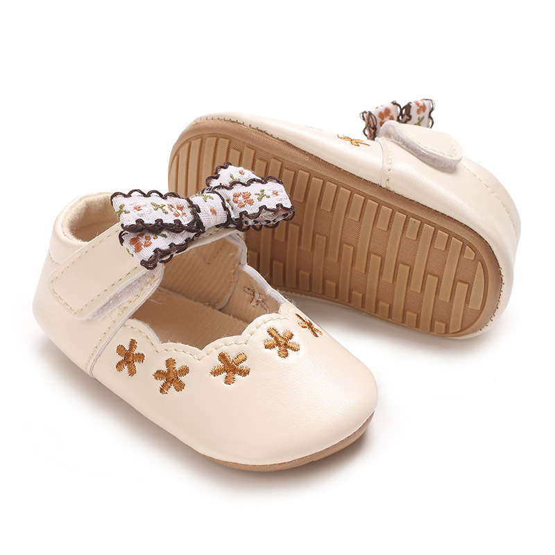 Dječje cipele za djevojčice - PU koža, prozračne, protuklizne, Velcro kopča, vintage stil