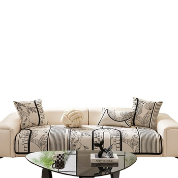 Μαξιλάρι καναπέ από Chenille, ριγέ σχέδιο, κατάλληλο για τρίθεσιο, μοντέρνο μινιμαλιστικό στυλ, προσαρμόσιμο