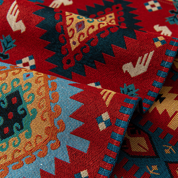 Navlaka za jastuk kauča od Chenille materijala, geometrijski etnički uzorak, za kutnu garnituru, model Daocheng Straight Edge
