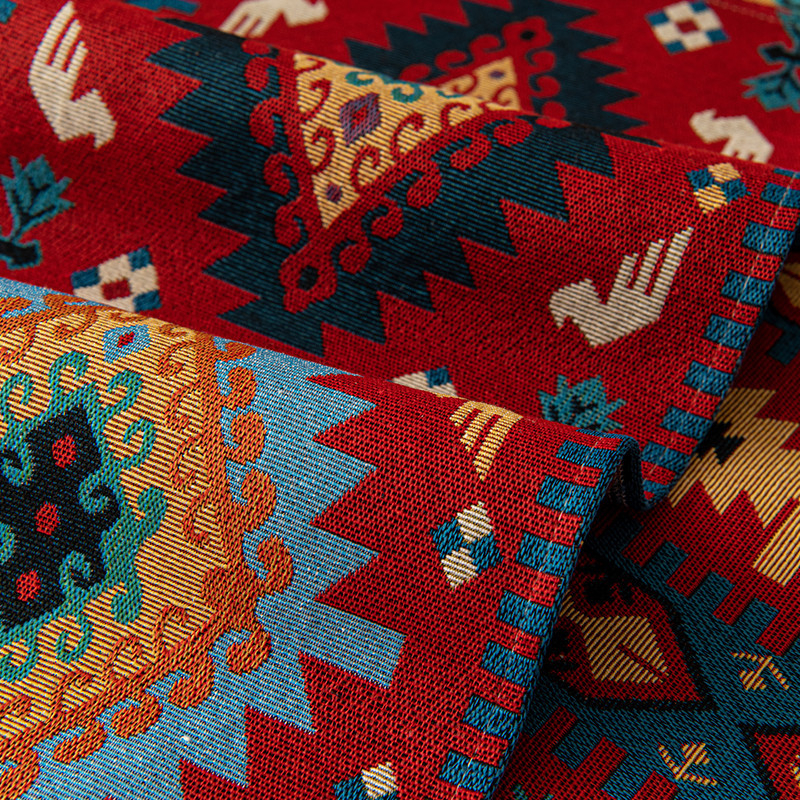 Navlaka za jastuk kauča od Chenille materijala, geometrijski etnički uzorak, za kutnu garnituru, model Daocheng Straight Edge