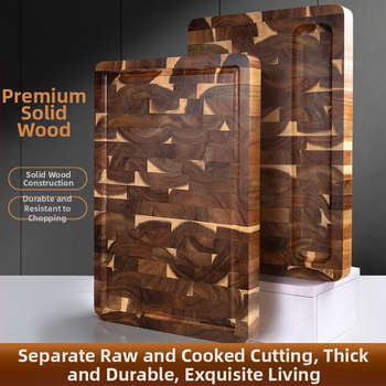 Doska na krájanie z akáciového dreva – antibakteriálna, baktériostatická, moderný minimalistický štýl, Tianjiao TJ396