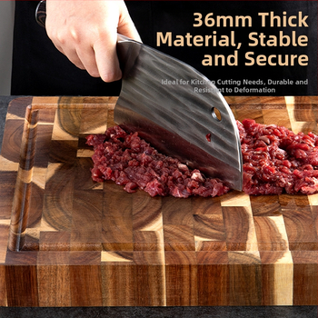 Doska na krájanie z akáciového dreva – antibakteriálna, baktériostatická, moderný minimalistický štýl, Tianjiao TJ396