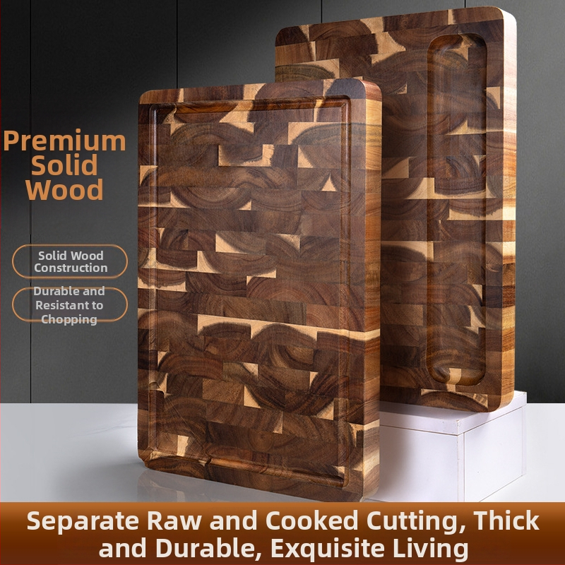 Doska na krájanie z akáciového dreva – antibakteriálna, baktériostatická, moderný minimalistický štýl, Tianjiao TJ396