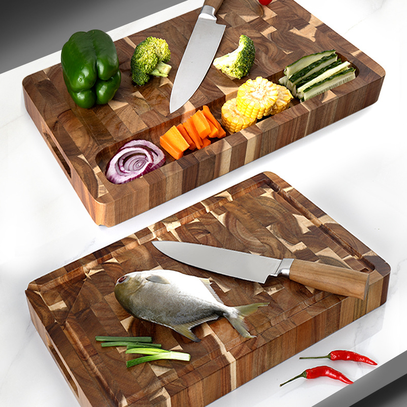 Doska na krájanie z akáciového dreva – antibakteriálna, baktériostatická, moderný minimalistický štýl, Tianjiao TJ396
