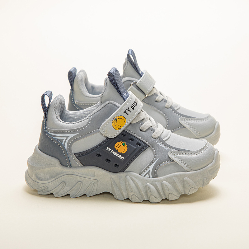 Dječje tenisice za trčanje s Velcro kopčom, lagane i prozračne, PU gornji dio, gumena potplat