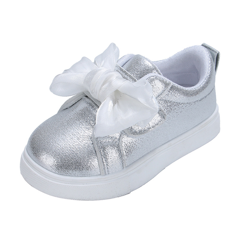 Детски обувки за момичета - нисък връх, горна част от изкуствена кожа, гумена подметка, велкро закопчаване, дишащи, антихлъзгави