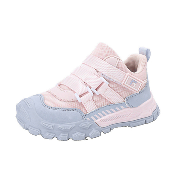 Pantofi de alergare pentru copii – respirabili, ușori, închidere Velcro, talpă antiderapantă, partea superioară din piele microfibră
