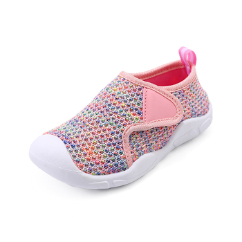 Dječje cipele Fly woven; gornji dio od mrežaste tkanine; lagana izrada; protuklizna gumena potplata; Velcro zatvarač