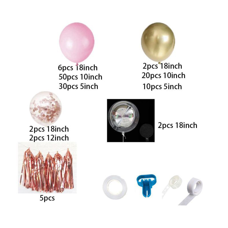 Set latexových balónov pre dekoráciu scény: ručná výroba, možnosť personalizácie, vhodný na narodeniny a svadby