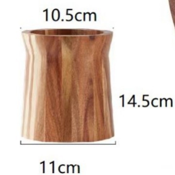 Yuecheng masívna drevená krabička na skladovanie riadu v kuchyni – drevený organizér na riady a kuchynské potreby