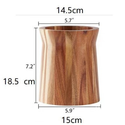 Yuecheng masívna drevená krabička na skladovanie riadu v kuchyni – drevený organizér na riady a kuchynské potreby