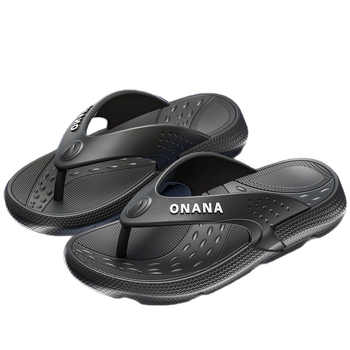 Pánske žabky, protišmykové, s otvoreným prstom, EVA vrchný a podrážka, hrubá injekčne tvarovaná podrážka, letná plážová obuv (Summer 2025)