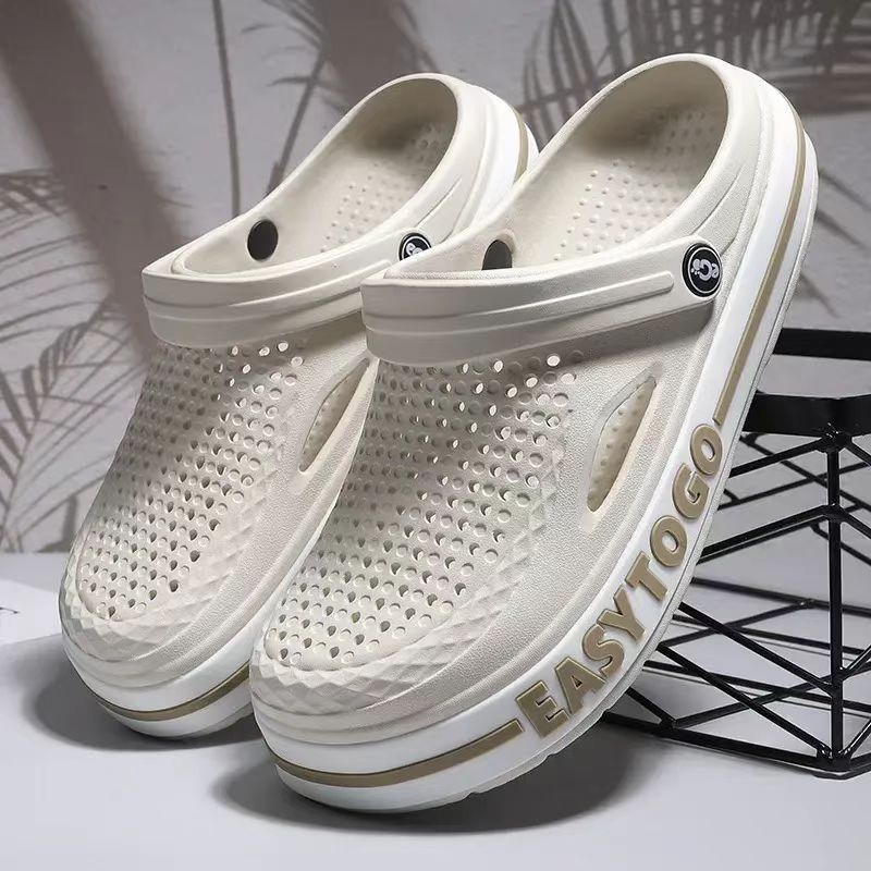 Sandale pentru bărbați, partea superioară EVA și talpa EVA, stil zilnic casual, grupă de vârstă 18–40, vara 2024