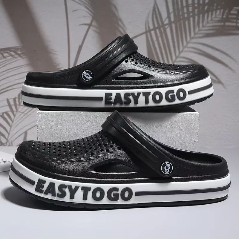 Sandale pentru bărbați, partea superioară EVA și talpa EVA, stil zilnic casual, grupă de vârstă 18–40, vara 2024